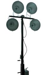 4000 Watt Metal Halide Temporary Lighting for Hurricane Natural Disaster Relief